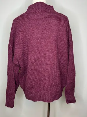 Nasty Gal - Purple Turtleneck Sweater thumbnail 3