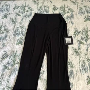 Norma Kamali Fishtail Pant Black M Flare Bellbottoms Stretch Free People thumbnail 11