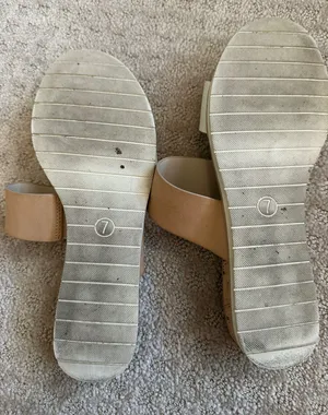 A New Day Brown and White Sandals thumbnail 3