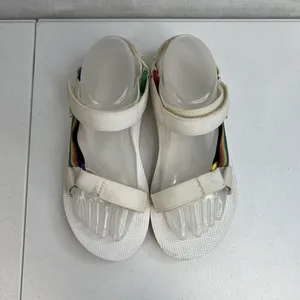 Teva‎ Size 7 Sandals Original Universal Pride White Rainbow 1125890 Adjustable thumbnail 6
