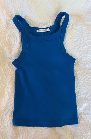Blue ZARA Tank Top thumbnail 1