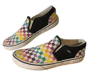Vans Sneakers Checkerboard Slip On Pride Rainbow Skater thumbnail 2