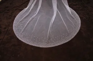 Pearl Wedding Veil Etsy thumbnail 2