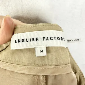 English Factory Tuck Detailed Shorts Size Medium Beige High Waist Pleated thumbnail 7