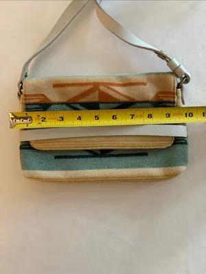 Pendleton Teal, Tan & Cream Southwestern Crossbody Bag thumbnail 6
