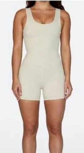 SET ACTIVE Sportbody‎ Romper Sage Green Sculpting Biker Short Unitard Small thumbnail 1