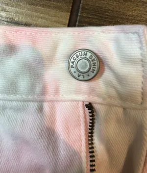 PacSun Pink Tie Dye Jean Skirt thumbnail 3