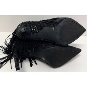 INC Boots‎ Size 6 Black Western Ankle Booties Pointed Toe Evening Shoes NEW thumbnail 10