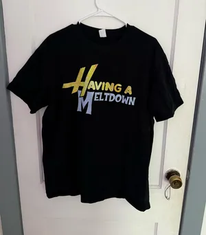 Having a Meltdown Graphic Tee Black Size XL thumbnail 1
