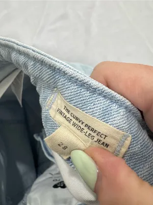 Madewell The Curvy Perfect Vintage Wide Leg Crop Jean Altoona Wash Size 28 thumbnail 5