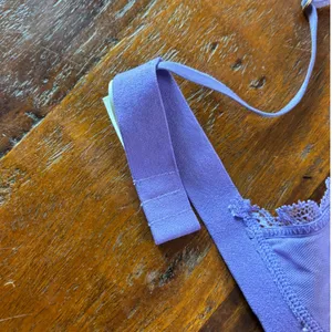 Madewell Purple Floral Lace Triangle Bralette Adjustable Straps Small‎ SP thumbnail 12