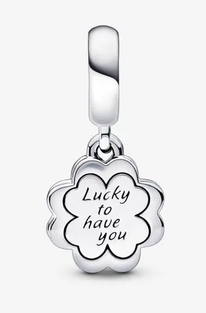 Pandora NEW Pink Friend Charm thumbnail 3