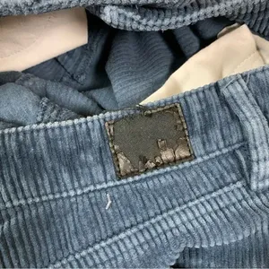 BDG‎ Urban Outfitters Blue Corduroy Mom Jeans High Rise Tapered Leg 28 thumbnail 6