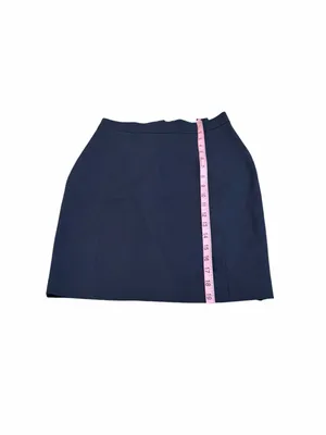 H&M navy pencil skirt thumbnail 2