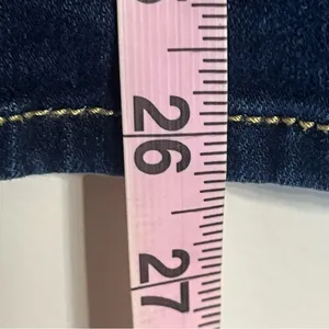 Abercrombie & Fitch Womens 6 W28‎ Dark Wash Straight Leg Stretch Jeans Blue thumbnail 5