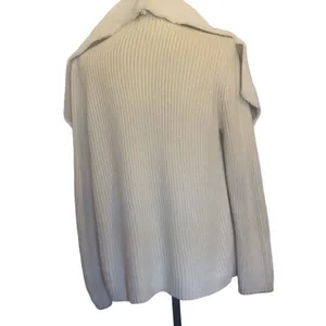 One World Faux Fur & Suede Sweater Jacket, Size M (oversized) thumbnail 4