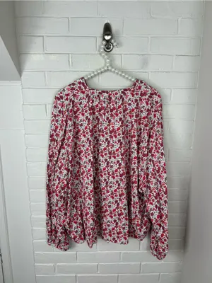 Universal Thread Floral Peasant Top Size XL thumbnail 9