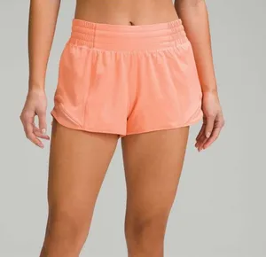 Lululemon Hotty Hot High-Rise Lined Short 2.5" Sunny Coral W7AYYR Size 2 thumbnail 1
