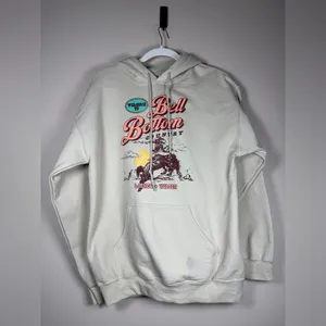 Lainey Wilson Bell Bottom Country Hoodie Sz M Concert Show Cowgirl Western Cozy thumbnail 2
