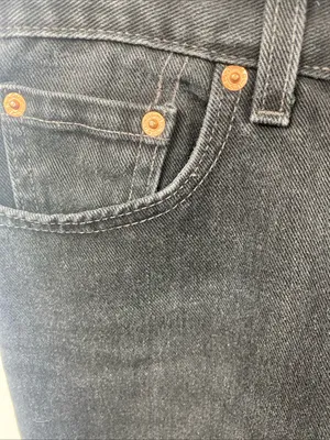 Vintage Levis Jeans 512 Slim Fit Tapered Leg Made USA Womens 8M Black thumbnail 3