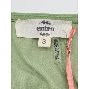 Entro Porch Swing Sips Mini Dress Pear Green Ruffle Button Front Small‎ NWT thumbnail 7