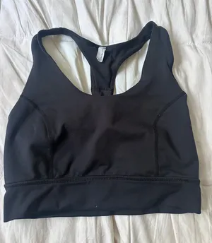Freepeople movement black strappy sports bra thumbnail 1