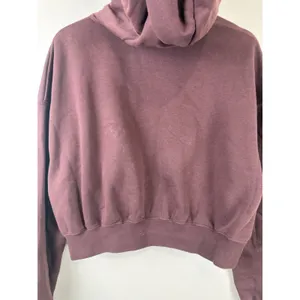 Nike Sportswear Essentials Women’s Brown Hooded Cropped Sweater Size M thumbnail 7