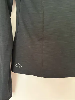 Beyond Yoga Heather Rib Morning Jog Hoodie Black Heather thumbnail 6