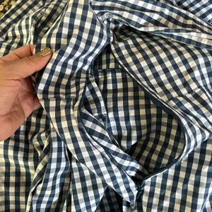 J.Crew x Universal Standard Gingham Tie‎ Blouse Preppy Chic Women Blue White XL thumbnail 8