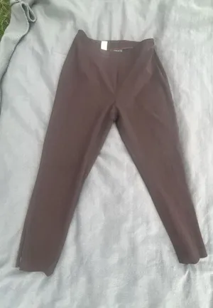 Lauren Ralph Lauren Petite Brown Pull-On Stretch Pants Size 8P thumbnail 3