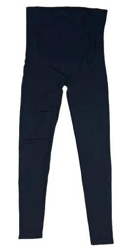 Blanqi Everyday Belly Support‎ Maternity Leggings Black Full Panel Size Medium thumbnail 1