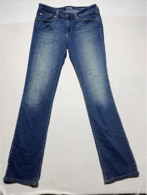 Levi’s Signature Modern Straight Women’s Jeans Size 12L W31 L34 Medium Wash thumbnail 3