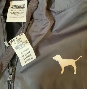 PINK grey windbreaker thumbnail 4