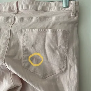 Zara Light Pink Medium Rise‎ Slim Fit Pants thumbnail 6