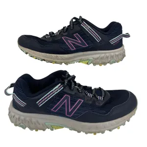 New Balance 410v6 Trail Running Shoes Women 8 Navy‎ Hiking WT410SN6 All Terrain thumbnail 7
