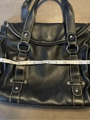 Coldwater Creek Black Handbag Purse thumbnail 10
