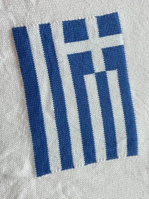 NWT Aeropostale Greek flag sweater thumbnail 2