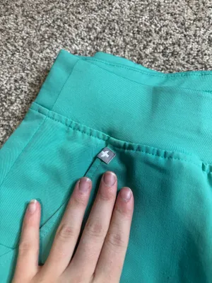 Teal FIGS Jogger Scrub Pants thumbnail 2
