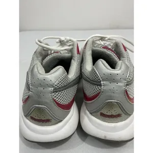 Reebok Womans Cushion Neutral Size 9.5 Gray Pink Lace Up Running Sneakers thumbnail 4
