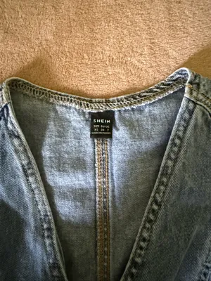 Shein Denim Halter Top thumbnail 2