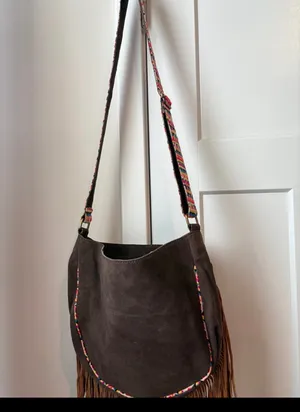 Fern Vegan Suede Crossbody Bag thumbnail 8