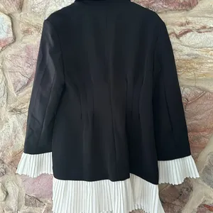 Commense V-Neck Two-Tone Pleated Button Dress size XL thumbnail 5