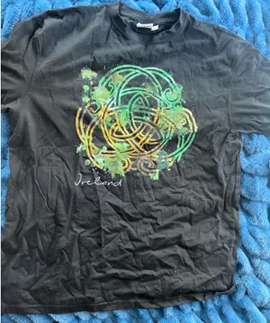 Short Sleeve Ireland Graphic Tee Black Size M thumbnail 1