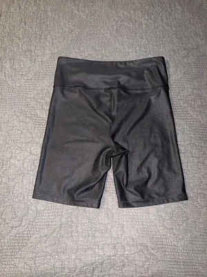 Mono B Black High-Waist Bike Shorts thumbnail 3