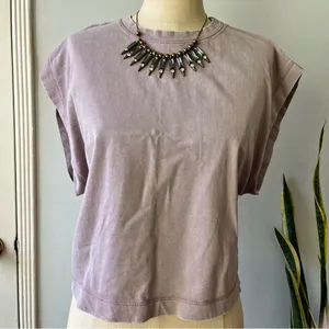 Zara-•Dusty Lavender Muscle Sweat-T•sz M thumbnail 9