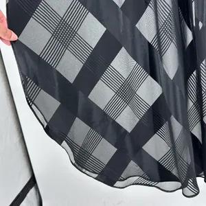 Black sheer silky asymmetrical M nightgown chemise sexy pajamas slinky vintage thumbnail 5