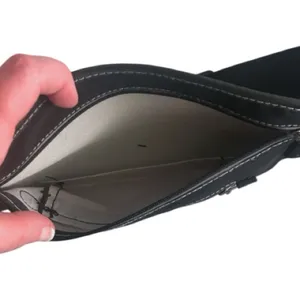 Marika Slim Waist Pack Black Running Belt Pouch Fanny Pack Adjustable Reflective thumbnail 5