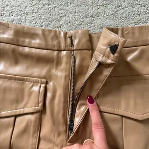 Fancy D Boutique Tan Leather Skort thumbnail 5