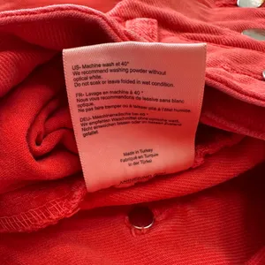 Anine Bing Denim Jeans Button Fly High Rise Orange‎ Peach Women's Size 28 thumbnail 10
