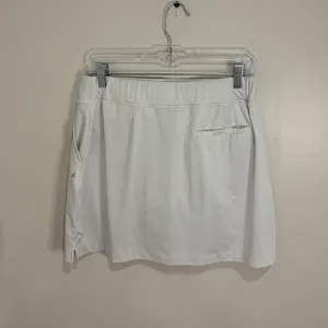 Kyodan Golf Women White Active Skort Size M Built-in Shorts Pockets Athletic thumbnail 3